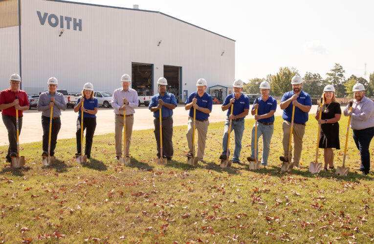 Voith Breaks Ground on a Multi-million-dollar Expansion of West Monroe, Louisiana Roll Service Centre