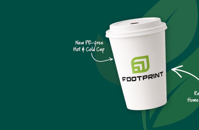Footprint Expands into PE-Free Cups, Bringing a Proven, Recyclable and Home-Compostable Alternative to Plastic-Lined Paper Cups into Production